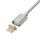 Câble de chargement et de transfert de données magnétique USB 2 en 1 pour iPhone X 8/8Plus, Samsung S8 et Xiaomi Redmi Note