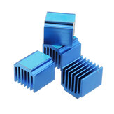 4 szt. Niebieski Chłodzenie radiatora Sterownika silnika krokowego TMC2100 LV8729 z klejem tylnym do drukarki 3D