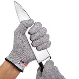 Ein Paar schnittfeste Handschuhe Schutzstufe 5 zum Schneiden von Fleisch in der Küche / Holzschnitzen / Mandoline schneiden