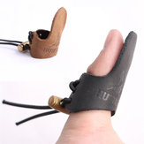Cowhide Finger Guard Protector Glove for Fishing Ourdoor Activities Leather Finger Protection 
