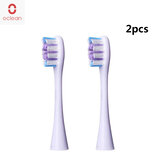 2PCS Oclean P2G Replacement Brush Heads Suitable for All Oclean Toothbrush Models - Light Purple