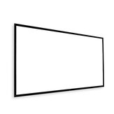 Λευκή πλαστική απλή κουρτίνα οθόνης φορητού προβολέα HD 120 ιντσών HD 16:9 Throw Ratio για εξωτερική και εσωτερική χρήση στο σπίτι