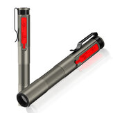BIKIGHT D04 Mini-Taschenlampe mit Taschenclip Pen Doppellampenquelle Typ-C Wiederaufladbare Lampe für Wandern, Camping und den täglichen Gebrauch