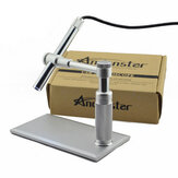 Andonstar 500X 8LED HD Real 2MP USB Digitalmikroskop Lupe Metallständer Base Pen Endoskop 