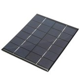 6V 2W 330mAh 110x136x3mm Solar Panel for DIY Electric Accessories