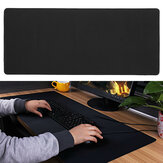 Große schwarze rutschfeste Gaming-Mausunterlage für Laptop, Computer, Maus und Tastatur