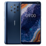 Nokia 9 PureView Global ROM 5,99 Zoll 2K-Display Fünf Rückfahrkameras NFC 6 GB 128 GB Snapdragon 845 Octa Core 4G Smartphone