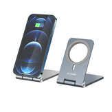 BlitzWolf® BW-TS5 Do podstawki / uchwytu MagSafe Wireless Charger z aluminium Stop Składany stojak na biurko dla serii iPhone 12 Dla serii iPhone 13