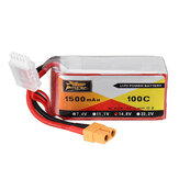 ZOP POWER 14.8V 1500mAH 100C 4S Lipo Battery With XT60 Plug for Eachine Wizard X220S FPV Racer RC Drone