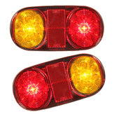 LED Rear Tail Lights Turn Signal Lamps Waterproof 12V 2PCS for Boat Trailer UTE Camper Truck 