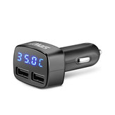 iM-C2 4-in-1 dubbele USB-autoladeradapter 5V 3.1A Bullet-autolader voor mobiele telefoon iPhone