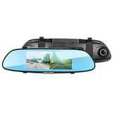 FHD 1080P 7 дюймов Dual Объектив Зеркало заднего вида заднего вида с обратным управлением камера Авто Видеорегистратор 170 градусов Touch