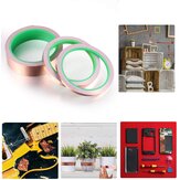 Copper Tape Conductive Adhesive Metal Copper Strip for Grounded EMI Shielding Solder Stained Glass Paper Circuits DIY Crafts