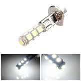 Single DC12V H1 putih 5050 13SMD LED Car Fog Lights Headlight Lamp