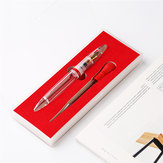 MOONMAN M2 Fountain Pens Dropper Iridium Point Extra Fine Nib Transparent Office School Supplies