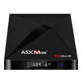 A5X MAX PLUS RK3328 4GB RAM 32GB ROM Android 7.1 5.0G WLAN 1000M LAN Bluetooth HDR 10 USB 3.0 TV Box