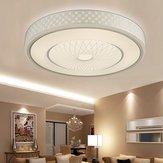 12W 24 LED Luminaire de plafond rond lumineux moderne en acrylique de luxe