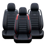 5 مقاعد عالمية أغطية مقاعد السيارة الفاخرة بو الجلود وسادة مقعد غطاء مجموعة كاملة