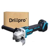 Drillpro 800W 可変速度 無段変速 ブラシレス アングルグラインダー 100mm/125mm 電動研削切断研磨機