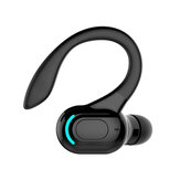 Bakeey M-F8 bluetooth 5.2 casque sans fil simple crochet d'oreille écouteurs d'affaires stéréo réduction du bruit écouteurs casques avec microphone