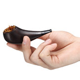 Ebony Деревянная курительная трубка для мужчин Высококачественная трубка 10см