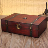 صندوق تخزين خشبي فاخر وكبير لتقديم الهدايا والحلويات والمجوهرات في حفلات الزفاف وغيرها.