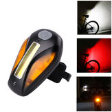 WHEEL UP Kerékpár hátsó lámpa USB töltéssel, 3 fény szín és 5 villogási mód, kültéri sportok és túrázás biztonsági figyelmeztető lámpája.