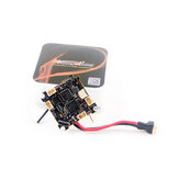 25.5x25.5mm Happymodel Crazybee X V1.0 F4 OSD Flight Controller 1-2S AIO 5A BL_S 4in1 ESC & 40CH 25mW VTX & Compatible Frsky D8/D16 RX for Whoop RC Drone FPV Racing