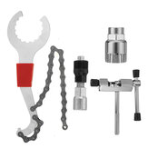 Conjunto de ferramentas de reparação de bicicletas de montanha BIKIGHT: ferramentas de eixo de bicicleta, cortador de corrente, ferramenta de corrente, ferramenta de quadro, ferramenta de roda livre - ferramentas para bicicletas ao ar livre