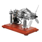 STARPOWER Motor de motor de ar quente Stirling de 16 cilindros Modelo de motor Motor criativo de brinquedo