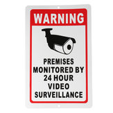 18x28cm Главная Безопасность видеонаблюдения Безопасность камера Наклейка с предупреждающим надписью наклейки с надписью