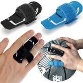アウトドアバスケットボールの指のサポート指のスプリントブレースサポートプロテクターベルトの包帯痛みの軽減