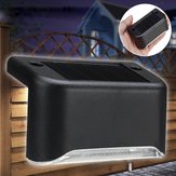 Solar Powered LED Light Outdoor Garden Security Wall Light Fence Post Lamp