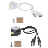 LED Şerit Işık için USB İnsan Vücudu Kızılötesi PIR Hareket Duyarlı Anahtarı DC5-24V