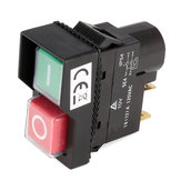 125V IP54 Switch 4 Pin No-Voltage Release Switch Plastic Basmalı Düğme Anahtarı