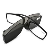 Nowe okulary do czytania z zaciskiem na nos TR90 Mini przenośne okulary dla prezbiopii z etui