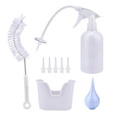 Kit de remoção de cera de ouvido, sistema de irrigação de ouvido, garrafas para lavagem de ouvido e conjunto de ferramentas de limpeza de ouvido + 5 dicas