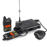 BAOFENG T1 Car Mobile Transceiver 15W UHF 400-470mhz With 2 Pcs Portable Walkie Talkie SOS Radio