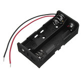 3pcs New Version DC 7.4V 2 Slot Double Series 18650 Battery Holder Box Case With 2 Leads And Spring