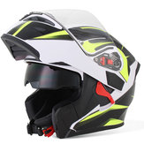 Motorcycle Dual Lens Full Face Helmet Motocross Racing Safety MOTOWOLF 902