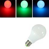 A cor de e27 10w rgb 16 LED bulbos de globo rgb LED luz com 24key rmote controla ac 85-265