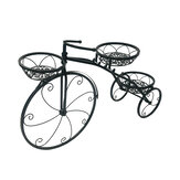 Многоуровневая стойка для велосипедов для цветочных горшков из металла для садового декора