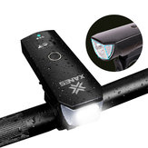 XANES SFL02 600LM T6 Akıllı İndüksiyon Bisiklet Işığı IPX4 USB Şarj Edilebilir 80 ° Büyük Sel Işığı