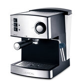 Lexical LEM-0602 Automatic Small Multi-Function Coffee Machine 850W 5 Cups Steam Double Cup Milk Frothed Espresso