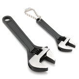 2 unidades de 2,5 polegadas e 4 polegadas mini chaves de metal ajustável chave inglesa chave de boca de mão 0-15mm 0-10mm
