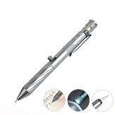 IPRee® Taktik Kalem Tungsten Çelik Başlığı Cam Kırıcı El Feneri Bıçak Yazma Dolum Taşınabilir Kamp Seyahat