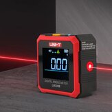 Transferidor digital de dois lasers UNI-T LM320B 4*90° Tacômetro de nível Magnético nos quatro lados Medidor de ângulo Ferramentas de medição