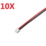 10PCS 2.54XH 22AWG 13CM 1S 2Pin Balance Cable Silicone Wire for Lipo Batteries