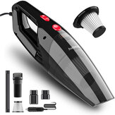 Audew 12V 100W 5000Pa Car Vacuum Cleaner Portable Wet Dry Powerful Suction Stainless Steel Filter Corded