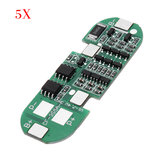 5pcs Three String DC 12V Lithium Battery Protection Board Charging Protection Module LED Light Solar Street Light Massager